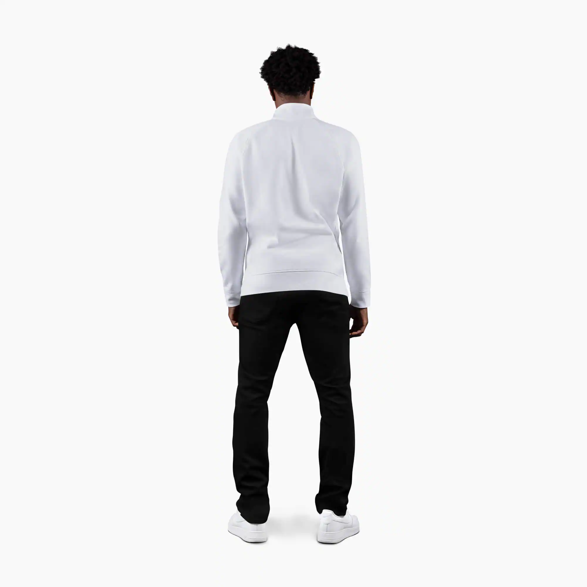 Men's Chill Quarter Zip Pullover - White